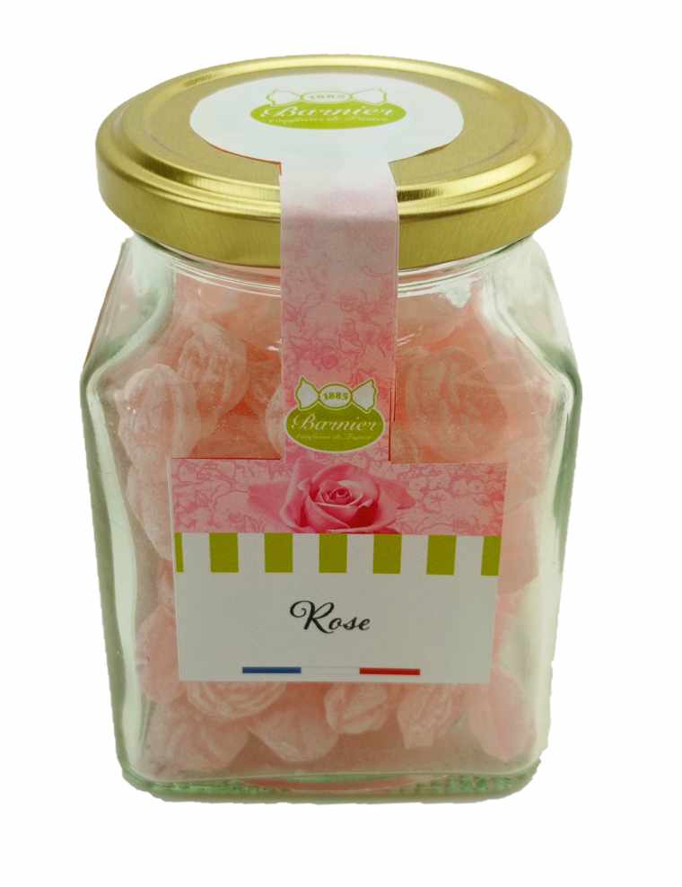 Rose pot verre 175g X10